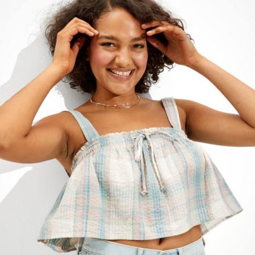 Cropped top American eagle